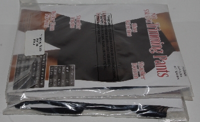 +MBA #2828-0034  "Set Of 2 Pairs No Sweat Black Triming Pants"