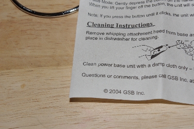 +MBA #2828-608   "Coffee Cream Mixer With Metal Stand"