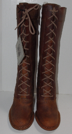 +MBA #2929-0075   "2006 Frye Villager Lace Up Dark Brown Boots"