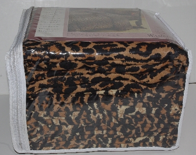 +MBA #2929-0188  "1999 Nick & Nora Home Wamsutta King Size Jungle Jim Flannel Sheet Set"