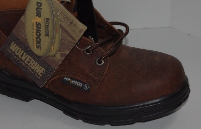 +MBA #2929-0228  " Wolverine Womens fit Steel Toed Brown Leather Boots"