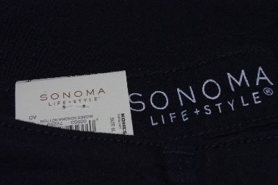 +MBA #2929-0289    "2 Pairs Sonoma Lifestyle Curvy Straight Mid Rise Black Stretch Jeans"