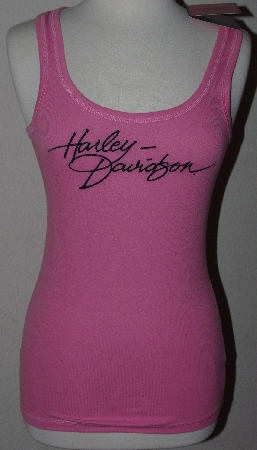 +MBA #2929-224   "2010 Pink Harley Davidson Tank Top"