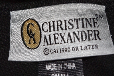 +MBA #2929-321   "Christine Alexander Black Swarovski Embellished Tank Top"