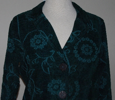 +MBA #3030-0020  "Color Me Cotton Emerald Green Jacket"