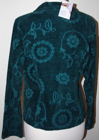 +MBA #3030-0020  "Color Me Cotton Emerald Green Jacket"