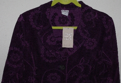 +MBA #3030-0007  "Color Me Cotton Dark Purple Jacket"