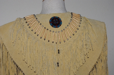 +MBA #3030-0313   "Cripple Creek Suede Embelished Fringe Shawl"