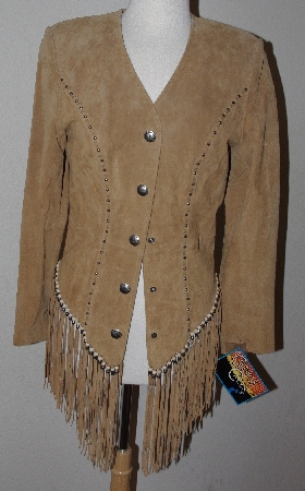 +MBA #3030-297   "Cripple Creek Suede Fringed Jacket"
