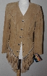 +MBA #3030-297   "Cripple Creek Suede Fringed Jacket"