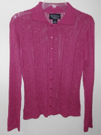 +MBA #3030-349   "Pink New York City Design Co Knit Sweater"