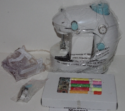 +MBA #3131-874   The Personal Sewer Compact Sewing Machine With 64 Piece Bobbin Kit & Adaptor"