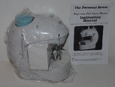 +MBA #3131-874   The Personal Sewer Compact Sewing Machine With 64 Piece Bobbin Kit & Adaptor"