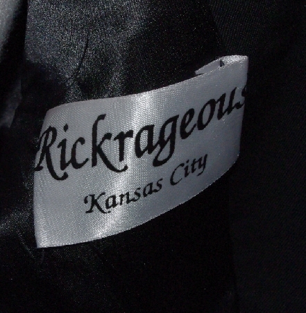 +MBA #3131-0600  "Rickrageous Black Western Embellished Blazer"