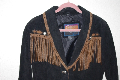 +MBA #3131-690  "Cripple Creek Black & Brown Suede Jacket"