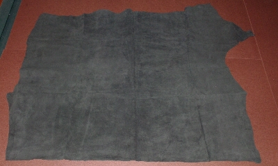 +MBA #3131-509   "1990's Tandy Leather Pigskin Dark Green Suede Hide"