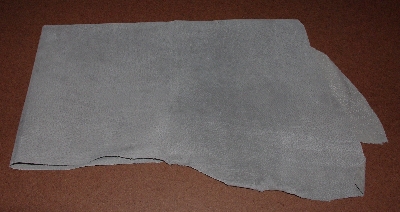 +MBA #3131-553  "1990's Tandy Leather Pigskin Light Grey #52 Suede Hide"