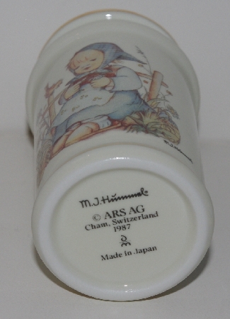 +MBA #3131-302  "1987 M.J. Hummel "Thyme" Porcelain Spice Jar"