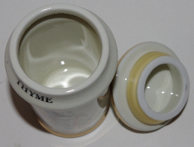 +MBA #3131-302  "1987 M.J. Hummel "Thyme" Porcelain Spice Jar"