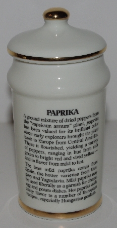 +MBA #3131-363  "1987 M.J. Hummel "Paprika" Porcelain Spice jar"