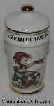 +MBA #3131-384  "1987 M.J. Hummel "Cream Of Tarter" Porcelain Spice Jar"