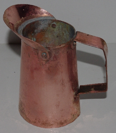 +MBA #3131-0082  "Vintage Jenzo Copper Pitcher"