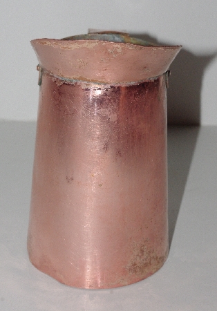 +MBA #3131-0082  "Vintage Jenzo Copper Pitcher"