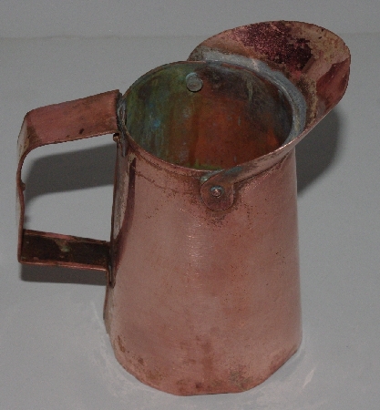 +MBA #3131-0082  "Vintage Jenzo Copper Pitcher"