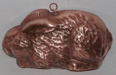 +MBA #3131-0141  "Vintage Copper Rabbit Mold"