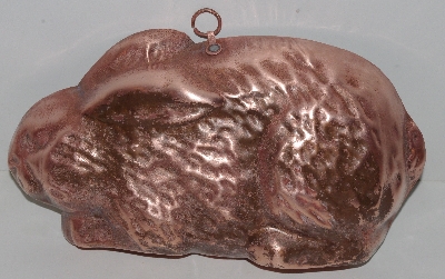 +MBA #3131-0141  "Vintage Copper Rabbit Mold"