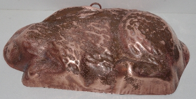 +MBA #3131-0141  "Vintage Copper Rabbit Mold"
