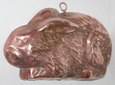 +MBA #3131-0141  "Vintage Copper Rabbit Mold"