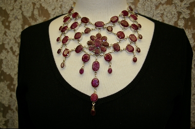 +MBA #RRN    54 Stone Russian Ruby Necklace
