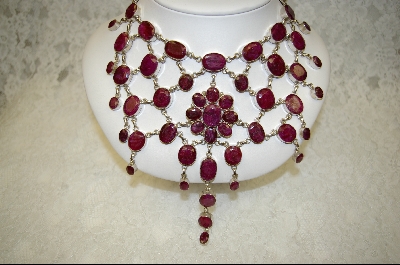 +MBA #RRN    54 Stone Russian Ruby Necklace