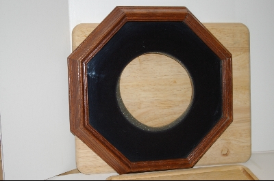 +MBA #5-061   "1983 "Randy" By Artist Sue Etem & Comes With a Glass Faced Solid Oak Octagon Plate Frame