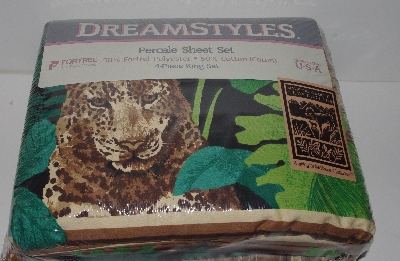 +MBA #3232-462   "Dream Styles Percale "Cool Cats" Sheet Set"