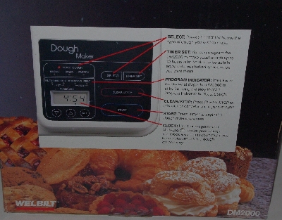 "SOLD"  MBA #3232-383   "1992 Wel-Bilt The Complete Multi Logic Dough Maker"