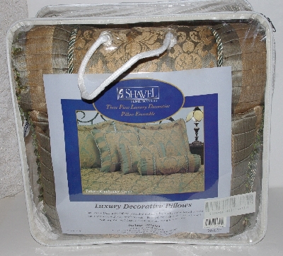 +MBA #3232-286   "Shavel Home Products 3 Piece Decorative Pillow Ensemble"