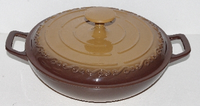 +MBA #3232-0044   " 2006 Technique Enameled Cast Iron Everyday Pan With Lid"