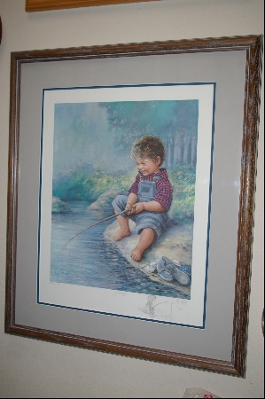 +MBA #8-007   " Rare From The 1980's "Jimmy" A Limited Edition Lithograph Artist Proof Done By Artist Sue Etem