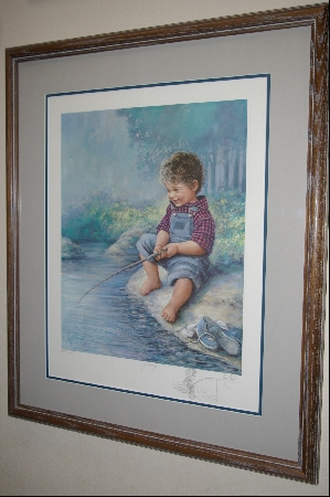 +MBA #8-007   " Rare From The 1980's "Jimmy" A Limited Edition Lithograph Artist Proof Done By Artist Sue Etem