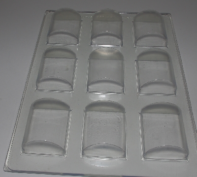 +MBA #3333-671  "Crafters Choice Euro 9 Cavity Tray Soap Mold"