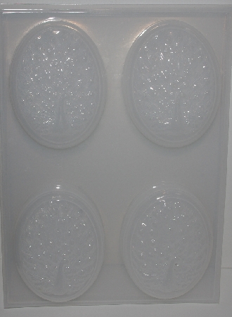 +MBA #3333-696  "Set Of 2 Rubber Peacock Soap Molds"