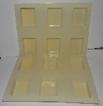 +MBA #3333-703  "Lot Of 3 Plastic 6 Bar Soap Molds"