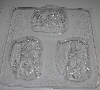 +MBA #3333-451  "Lot Of 2 Heavy Duty Plastic 3D Soap Molds"