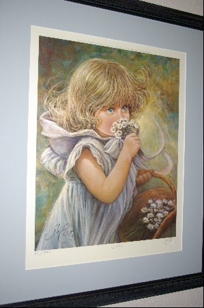 +MBA #8-092   " Rare 1985 "SUSAN" Limited Edition Lithograph By Artist Sue Etem Custom Framed