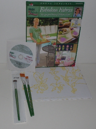 +MBA #3333-189   "2006 Fabulous Fabrics Designs For Clothing & Home Decor Donna Dewberry Crafting Set"