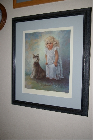 +MBA #8-083  " Rare 1985 "ON YOUR MARK" Limited Edition Lithograph By Artist Sue Etem Custom Framed