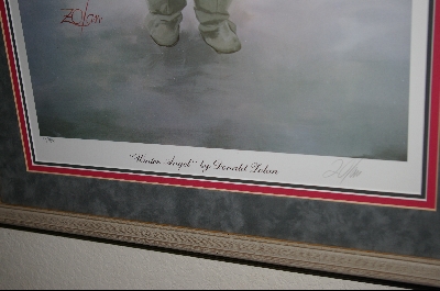 +MBA #8-100  "Rare 1988  "Winter Angle" Signed  & Numbered Lithograph By Artist Donald Zolan & Custom Framed