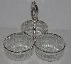 +MBA #3333-044   "1983 #9599 Genuine Silver Plated Triple Server"